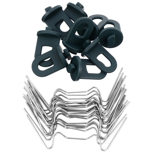 Silver greenhouse glass clamps - silver,